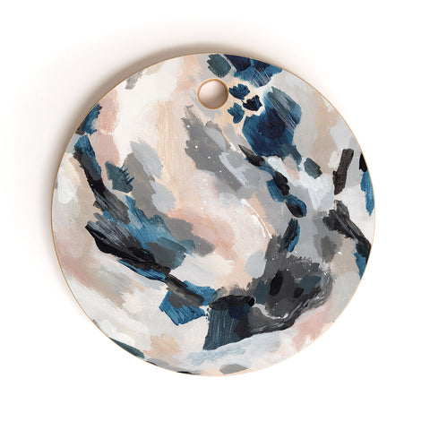 Laura Fedorowicz Parchment Abstract Two Cutting Board Round