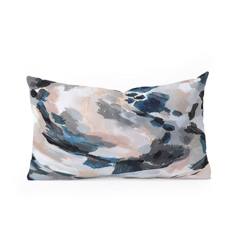Laura Fedorowicz Parchment Abstract Two Oblong Throw Pillow