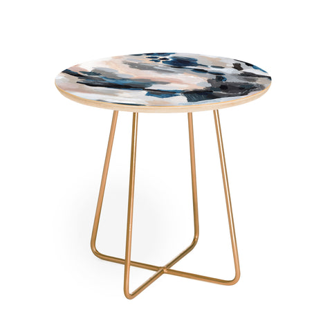 Laura Fedorowicz Parchment Abstract Two Round Side Table