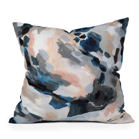 Laura Fedorowicz Parchment Abstract Two Throw Pillow