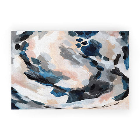 Laura Fedorowicz Parchment Abstract Two Welcome Mat