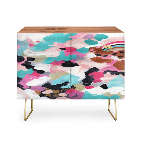 Laura Fedorowicz Pastel Dream Abstract Credenza