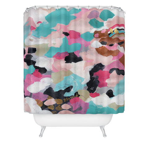 Laura Fedorowicz Pastel Dream Abstract Shower Curtain