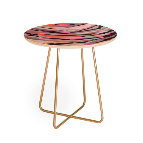 Laura Fedorowicz Peach Please Round Side Table