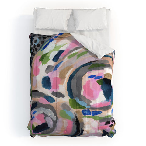 Laura Fedorowicz Pebble Abstract Comforter