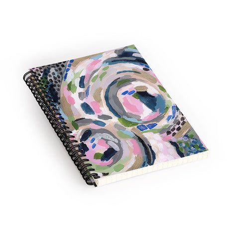 Laura Fedorowicz Pebble Abstract Spiral Notebook