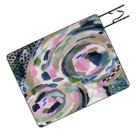 Laura Fedorowicz Pebble Abstract Picnic Blanket