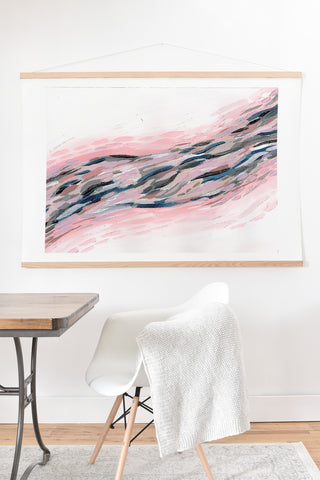 Laura Fedorowicz Pink Flutter Art Print And Hanger