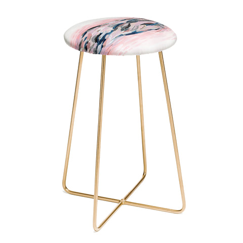 Laura Fedorowicz Pink Flutter Counter Stool