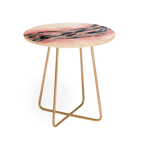 Laura Fedorowicz Pink Flutter Round Side Table
