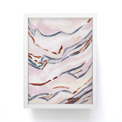 Laura Fedorowicz Pink Path Framed Mini Art Print