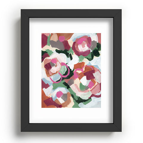 Laura Fedorowicz Poppy Petals Recessed Framing Rectangle