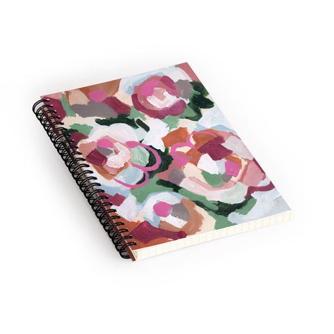 Laura Fedorowicz Poppy Petals Spiral Notebook