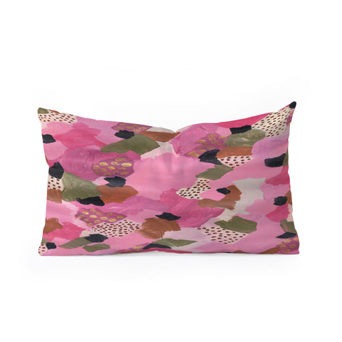 Laura Fedorowicz Pretty in Pink Oblong Throw Pillow