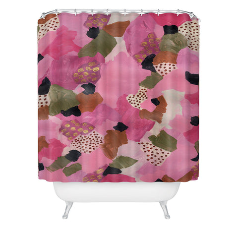 Laura Fedorowicz Pretty in Pink Shower Curtain