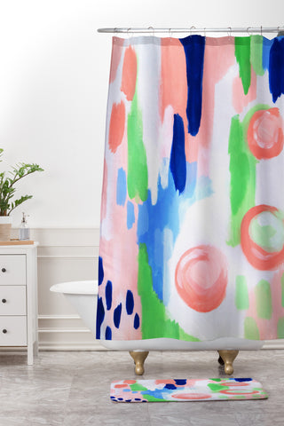 Laura Fedorowicz Refresh Shower Curtain And Mat