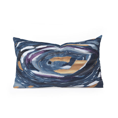 Laura Fedorowicz Said Softly Oblong Throw Pillow