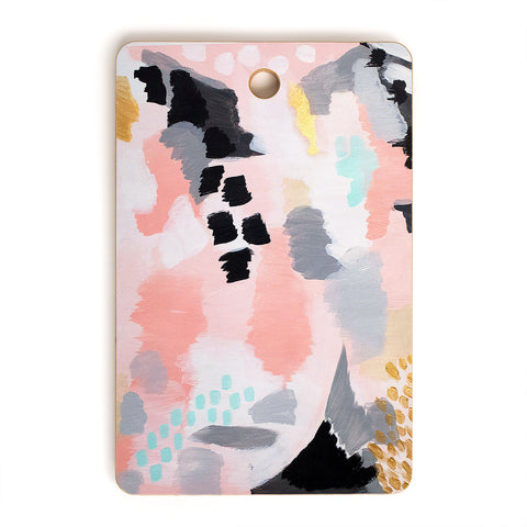 Laura Fedorowicz Serenity Abstract Cutting Board Rectangle