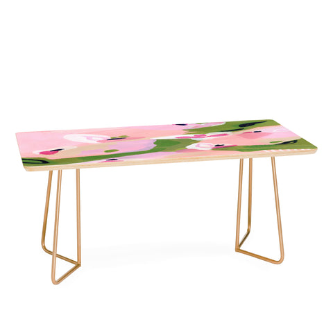 Laura Fedorowicz Spring Fling Abstract Coffee Table