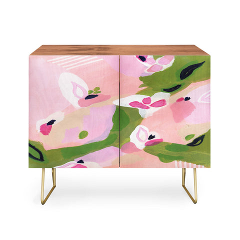 Laura Fedorowicz Spring Fling Abstract Credenza