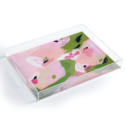 Laura Fedorowicz Spring Fling Abstract Acrylic Tray