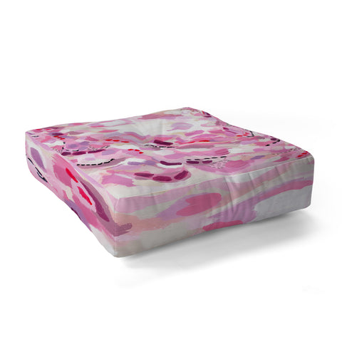 Laura Fedorowicz Stay Abstract Floor Pillow Square