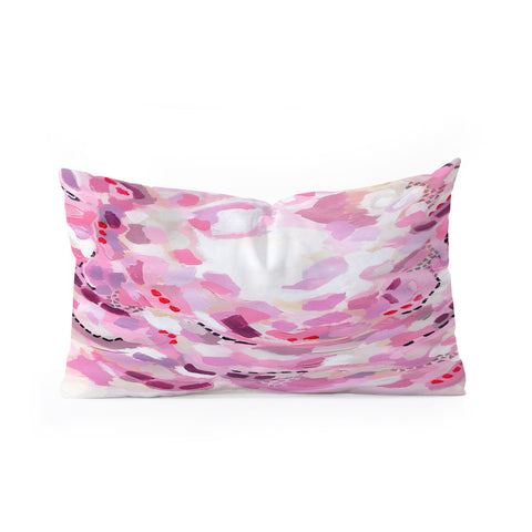 Laura Fedorowicz Stay Abstract Oblong Throw Pillow