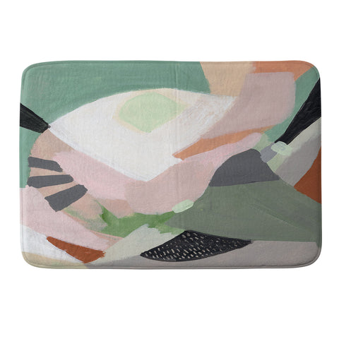Laura Fedorowicz Stay Grounded Abstract Memory Foam Bath Mat