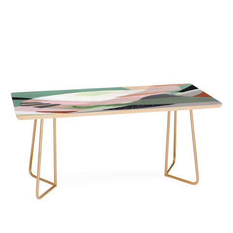 Laura Fedorowicz Stay Grounded Abstract Coffee Table
