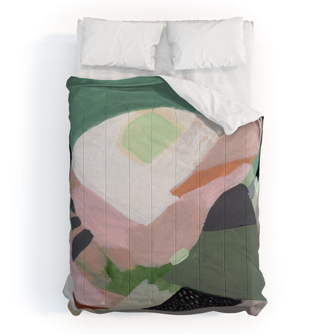 Laura Fedorowicz Stay Grounded Abstract Comforter