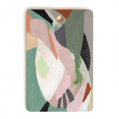 Laura Fedorowicz Stay Grounded Abstract Cutting Board Rectangle