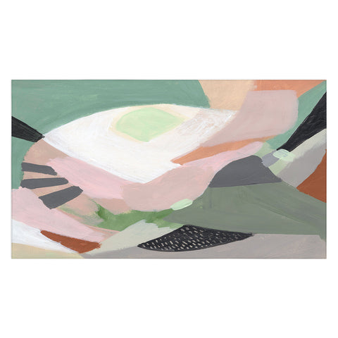 Laura Fedorowicz Stay Grounded Abstract Tablecloth