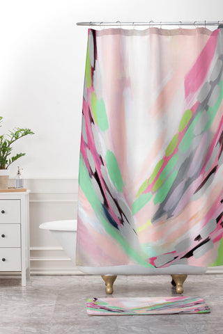 Laura Fedorowicz Summer Storms Shower Curtain And Mat