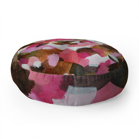 Laura Fedorowicz The Color of my Soul Floor Pillow Round