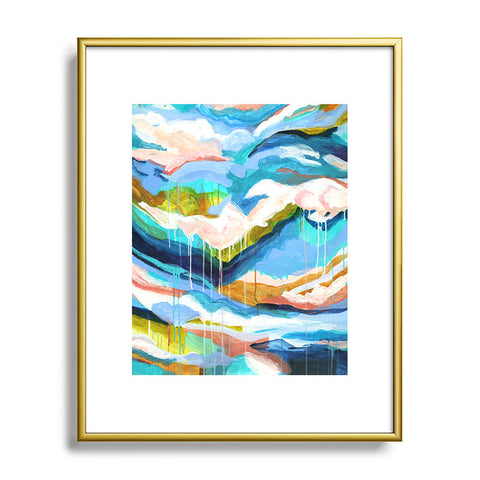 Laura Fedorowicz The Waves They Carry Me Metal Framed Art Print