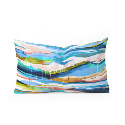 Laura Fedorowicz The Waves They Carry Me Oblong Throw Pillow