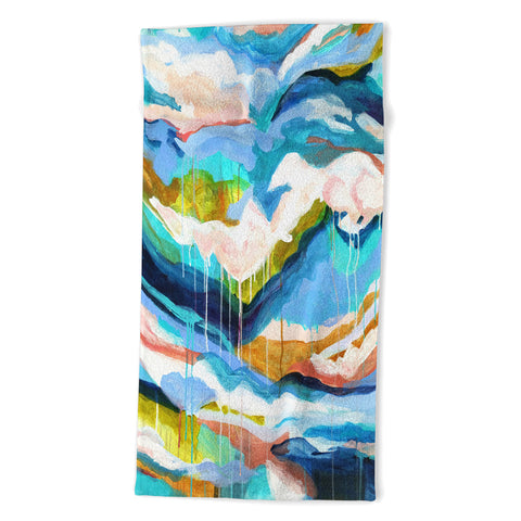 Laura Fedorowicz The Waves They Carry Me Beach Towel