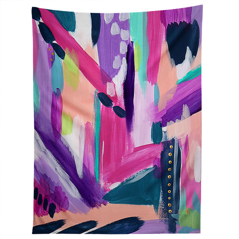 Laura Fedorowicz Tulip Abstract Tapestry