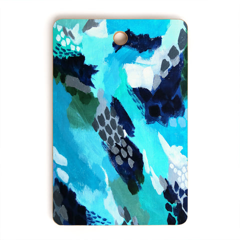 Laura Fedorowicz Turquoise Wonder Cutting Board Rectangle