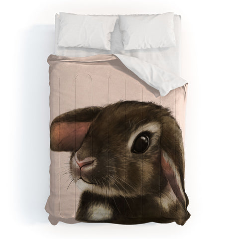 Laura Graves baby bunny Comforter