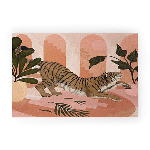 Laura Graves Easy Tiger Welcome Mat