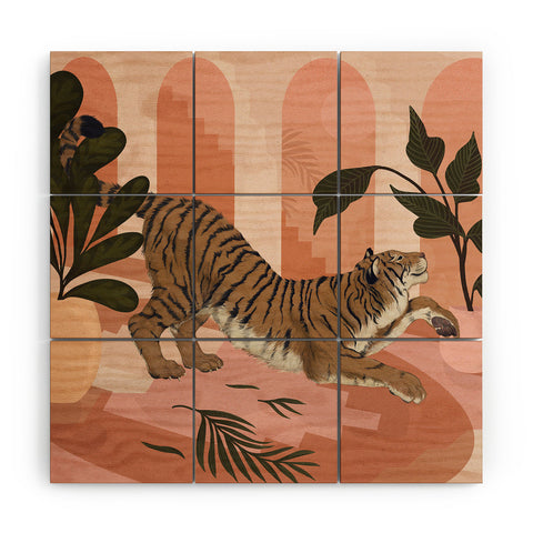 Laura Graves Easy Tiger Wood Wall Mural