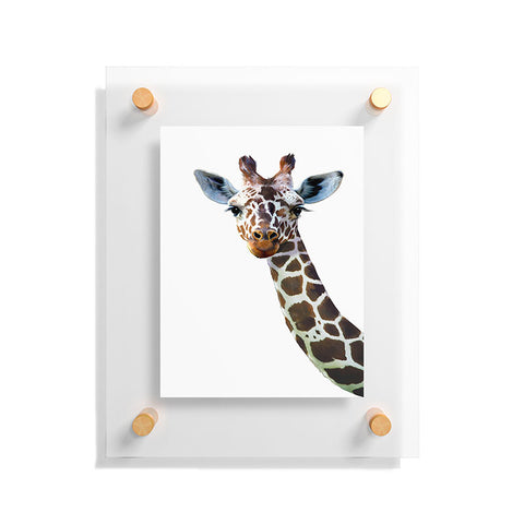 Laura Graves Giraffe I Floating Acrylic Print