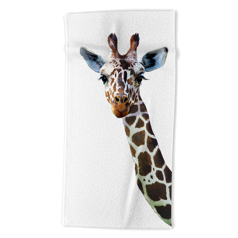 Laura Graves Giraffe I Beach Towel