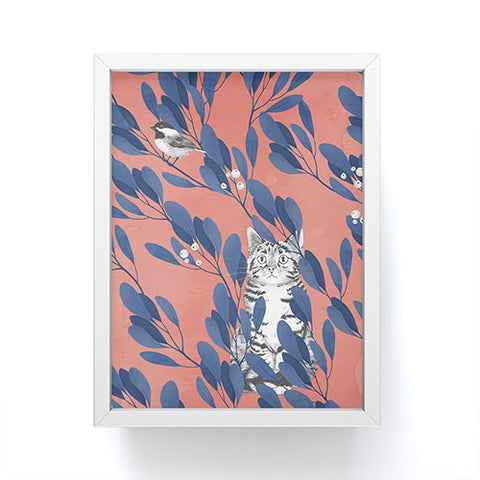 Laura Graves in the wild repeat pattern Framed Mini Art Print