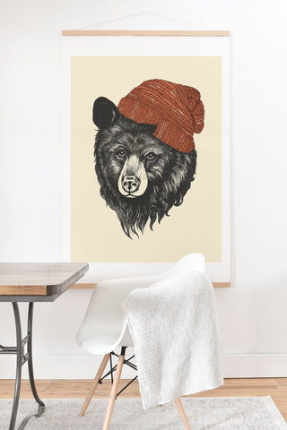 Laura Graves the bear Art Print And Hanger
