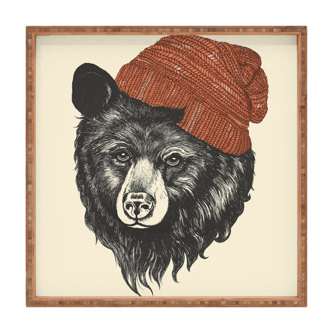 Laura Graves the bear Square Tray