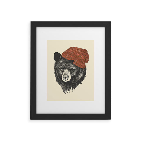 Laura Graves the bear Framed Art Print