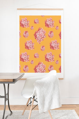 Laura Redburn Hydrangea Orange Art Print And Hanger