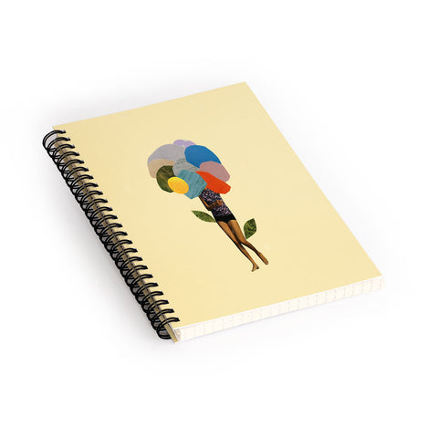 Laura Redburn I Dream Of You Amid The Flowers Spiral Notebook